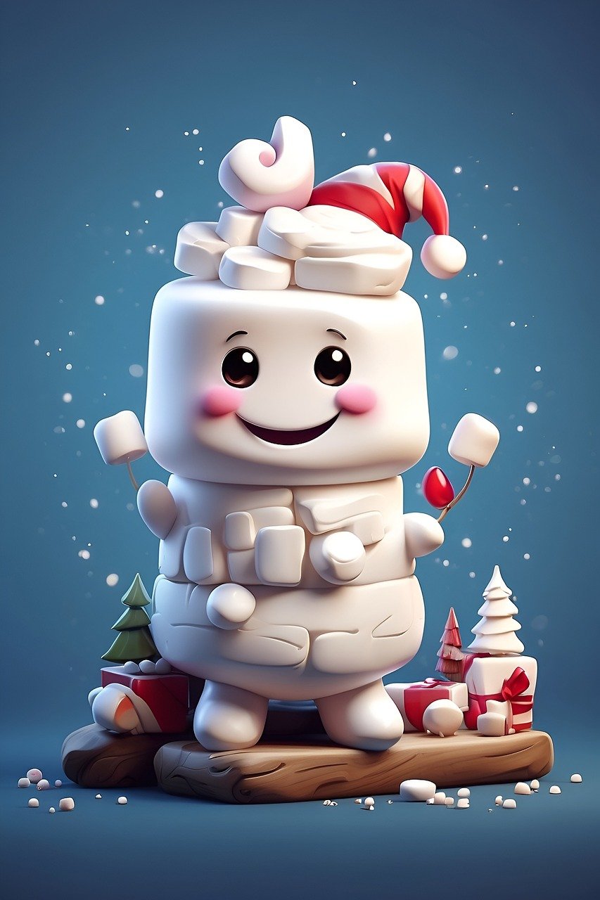 marshmallow snowman 