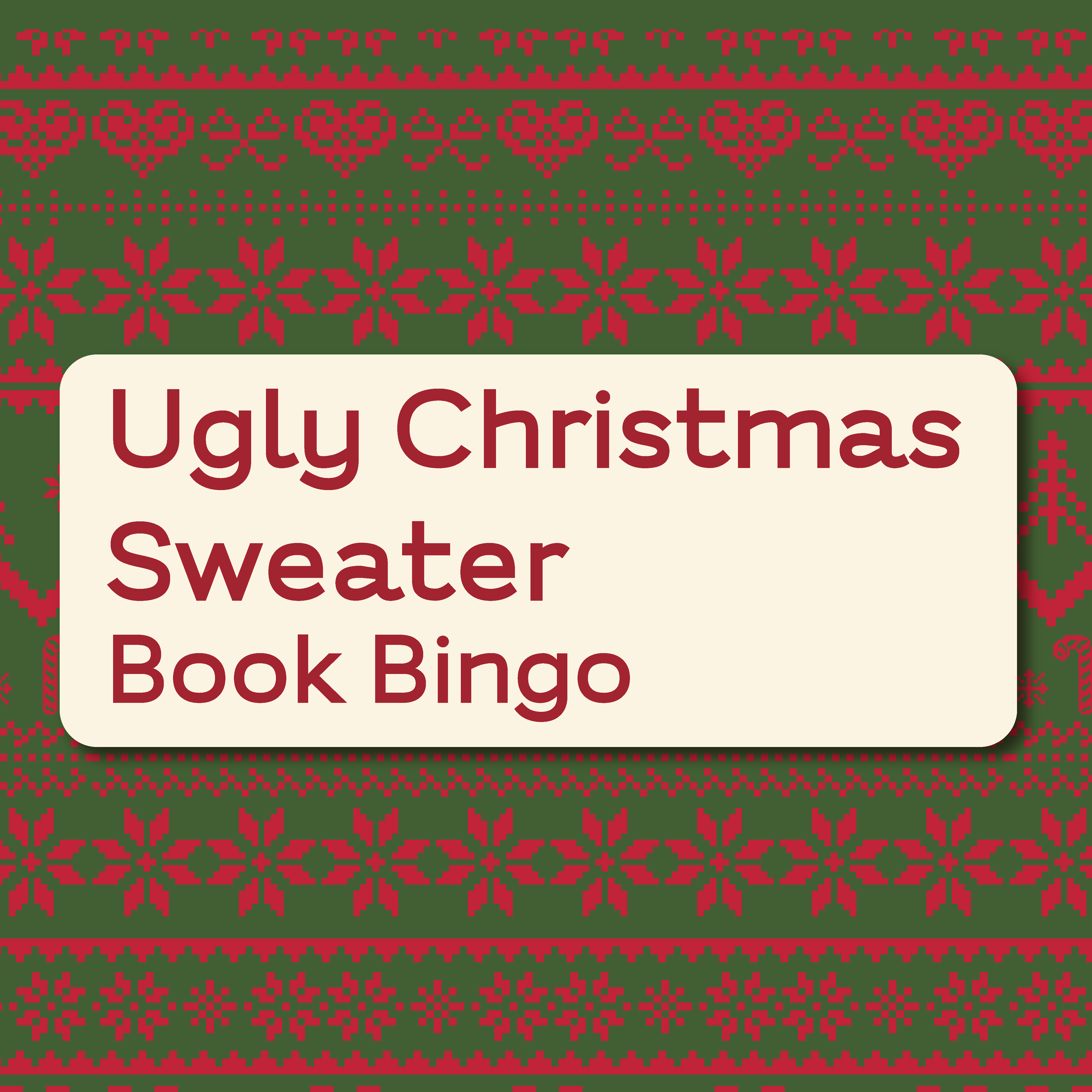 Ugly Christmas Sweater Book Bingo