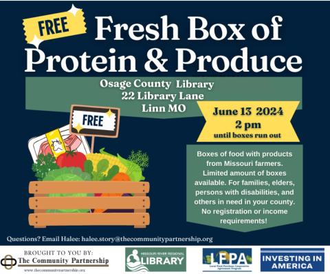 Free protein & produce