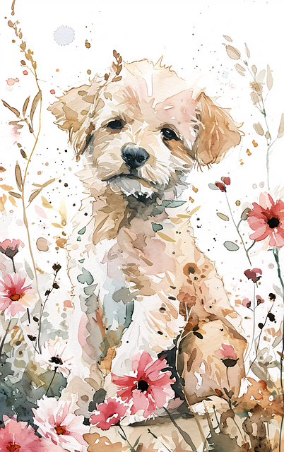 watercolor pet