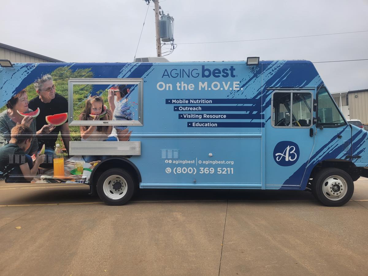 Blue Mobile food truck